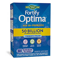 Пробиотики и пребиотики Nature's Way Fortify Optima Adult 50+ Probiotic 50 Billion, 30 вегакапсул DS