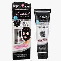 Чёрная отбеливающая маска-плёнка Belov Charcoal Mask Cream Anti-Blackhead для чистки пор, 130 мл Кладовка