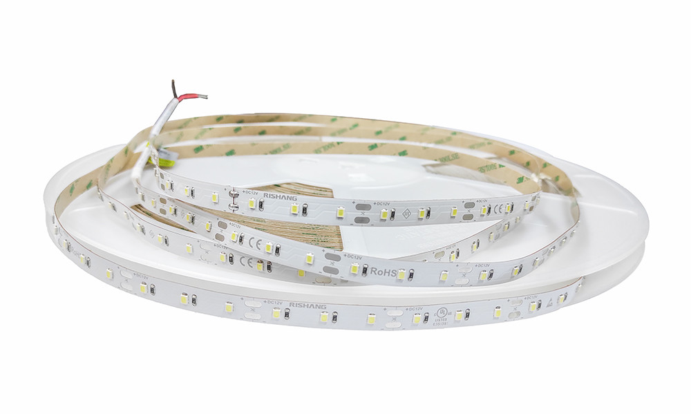 Led стрічка Rishang 2835-128-IP20-NW-10-24 RD00C8TC-A 4000K CRI80 24V 12W/m 1578lm/w 16829 50 метрів