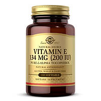 Витамины и минералы Solgar Vitamin E 134 mg (200 IU) Pure d-Alpha Tocopherol, 100 капсул DS