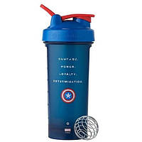 Шейкер BlenderBottle Classic Loop Pro Marvel 820 мл, Captain America DS