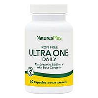 Витамины и минералы Natures Plus Ultra One Daily Caps Iron Free, 60 капсул DS