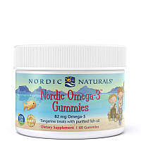 Жирные кислоты Nordic Naturals Nordic Omega-3 Gummies, 60 желеек - мандарин DS