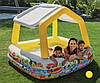 Квадратний басейн Intex 57470 NP розміром 157х122см, з надувним дахом, для дітей від 3 років, фото 4