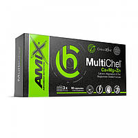 Витамины и минералы Amix Nutrition ChelaZone MultiChel Ca+Mg+Zn, 90 капсул DS