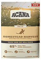 Сухой корм для котов ACANA HOMESTEAD HARVEST CAT с курицей, индейкой и уткой 4.5 кг