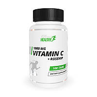 Витамины и минералы Healthy by MST Vitamin C + Rosehips, 100 таблеток DS