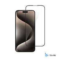 2E Защитное стекло для Apple iPhone 15 Pro(6.1), 2.5D FCFG,(1 Pack),black border Strimko - Купи Это