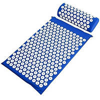 Коврик массажный с валиком Acupressure Mat для снятия стресса и боли