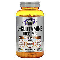 Аминокислота NOW Sports L-Glutamine 1000 mg, 240 капсул DS