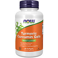 Натуральная добавка NOW Turmeric Curcumin, 60 капсул DS