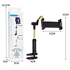 Настільна підставка для планшета з гнучкою ніжкою, YT121 / Тримач для планшета / Підставка під гаджети, фото 8