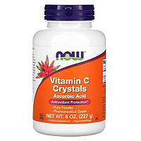 Витамины и минералы NOW Vitamin C Crystals, 227 грамм DS