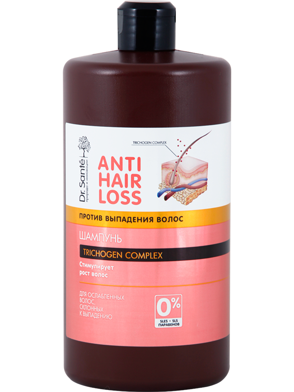 Шампунь для волосся 1000 мл Dr.Sante Anti Hair Loss