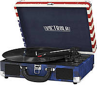 Виниловый проигрыватель (граммофон) Victrola VSC 550BT Американский флаг