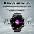 Смарт годинник SmartX X5Max AMOLED 1.52" чоловічі, пульсометр, змінні ремінці, дзвінки, фітнес, чорний, фото 8