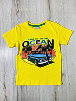 Футболка для хлопчика Essu 28010 116 см Жовтий