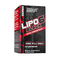 Жироспалювач Nutrex Research Lipo-6 Black Ultra Concentrate, 30 капсул DS