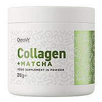 Препарат для суставов и связок OstroVit Collagen + Matcha, 210 грамм DS