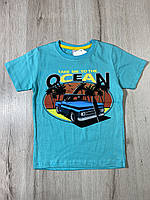 Футболка для хлопчика Essu 28010 116 см Бірюзовий
