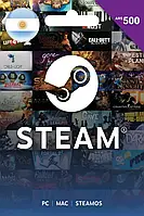 STEAM WALLET GIFT CARD - ARS 500