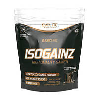 Гейнер Evolite Nutrition IsoGainz, 1 кг Шоколад-арахис DS