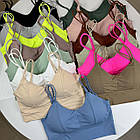 Жіночий гладкий топ #239-1 (А-В) Білий з дефектом, фото 2