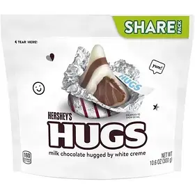 Шоколадні цукерки Hershey's hugs, 300 г
