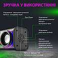 Бездротова колонка, що світиться 10 Вт bluetooth акустика для телефону Lugi, фото 4
