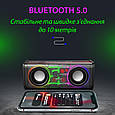 Бездротова колонка, що світиться 10 Вт bluetooth акустика для телефону Lugi, фото 5