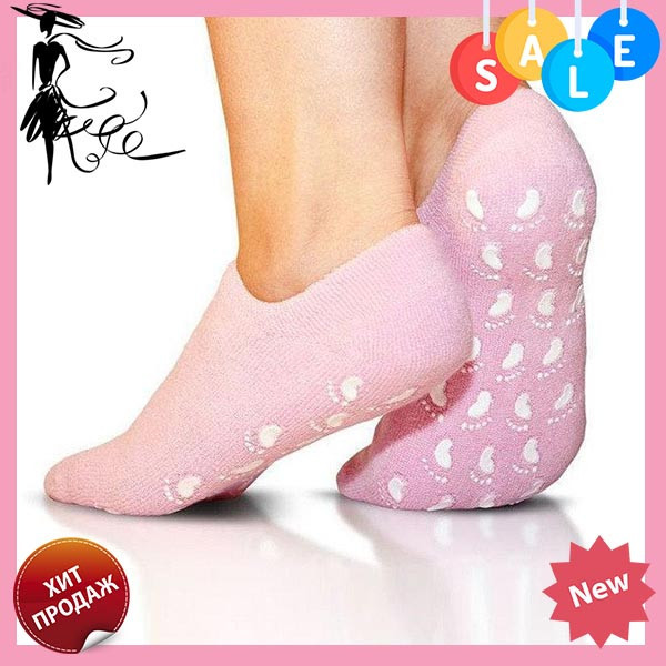 Спа гелевые носочки для педикюра c маслом жожоба Spa Gel Socks увлажняющие носки для ног! Salee - фото 1 - id-p2128663904