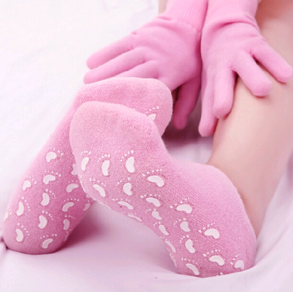 Спа гелевые носочки для педикюра c маслом жожоба Spa Gel Socks увлажняющие носки для ног! Salee - фото 2 - id-p2128663904