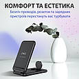 Бездротовий зарядний пристрій для IOS та Android, фото 5