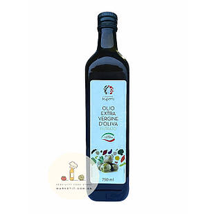 Оливкова олія Sapore Fitrato BIO 100% Italiano, холодний віджим 750 мл.