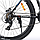 Велосипед "EVEREST" PROF1 G275EVEREST A275.127,5 д. Алюм.рама 19", SHIMANO 21SP, алюм.DB, CS TZ500, чорний, фото 6