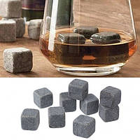 Камни Whiskey Stones-2 (9 шт) Камни для виски, кубики для виски, многоразовый лед! Salee