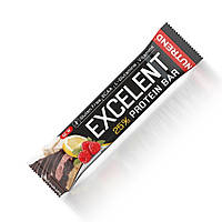 Батончик Nutrend Excelent Protein Bar, 85 грамм Лимон творог малина клюква в молочном шоколаде DS