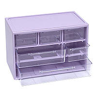 Органайзер настільний WXS-4 на 6 відділень Violet