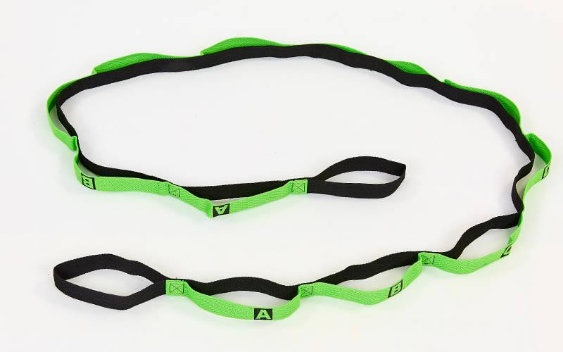 Стрічка для розтяжки на 11 петель стрічковий еспандер Stretch Strap FI-6906, фото 1