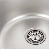 Кухонна мийка з нержавіючої сталі Platinum ДЕКОР 5844 (0,8/180 мм), фото 5