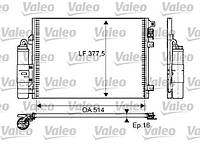 Конденсатор, система кондиционирования воздуха VALEO 814051