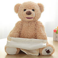 Детская Интерактивная игрушка Мишка Peekaboo Bear Brown 30 см! Полезный