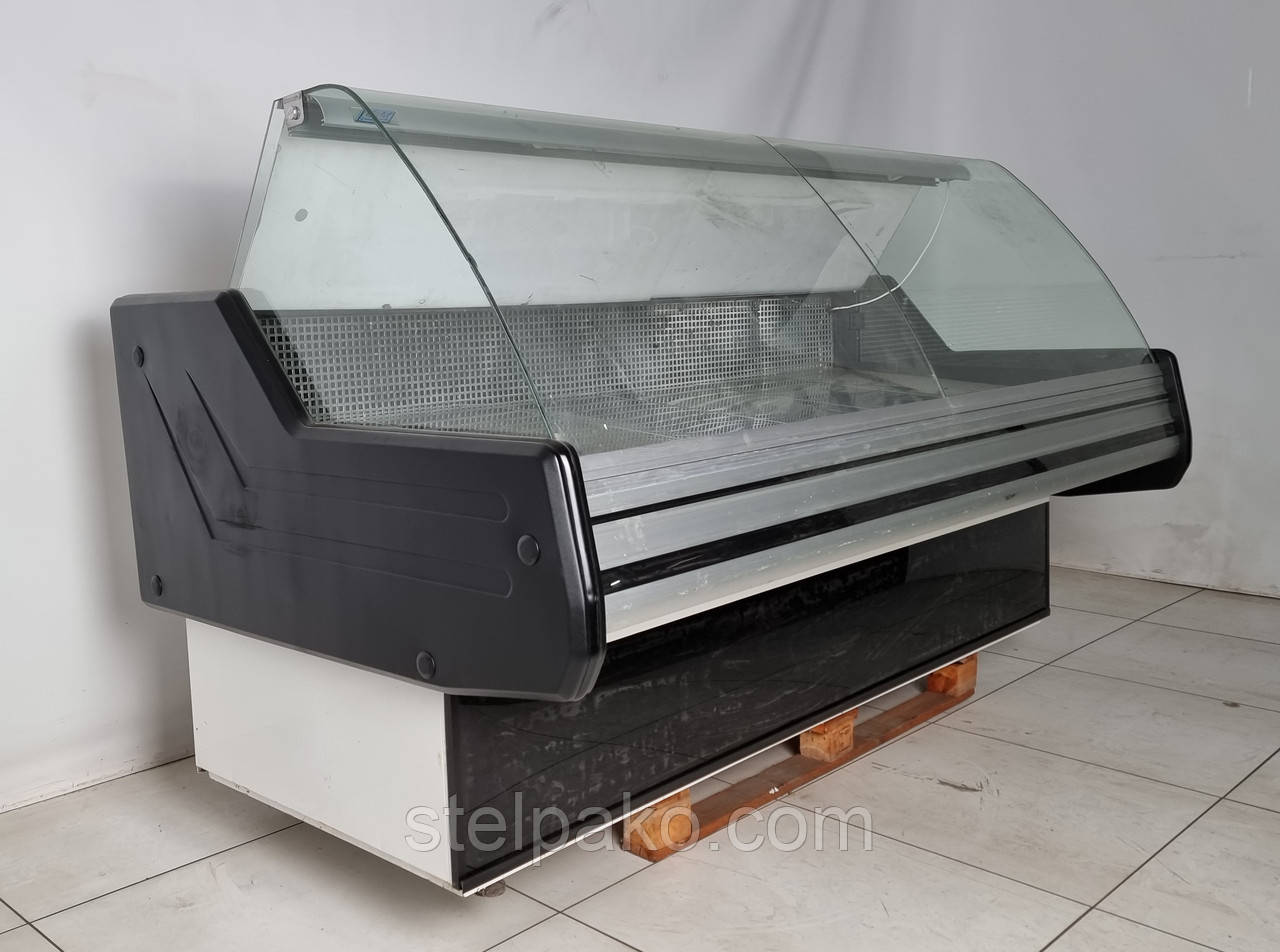 Холодильна гастрономічна вітрина «COLD W20SG» 2.0 м. (Польща), (+2° +8°), викладка 80 см., Б/у, фото 1