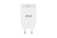 2E Набор Сетевое ЗУ Wall Charger Dual USB-A 2.4A+кабель USB-C White Strimko - Купи Это