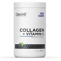 Препарат для суставов и связок OstroVit Collagen + Vitamin C, 400 грамм Черная смородина DS