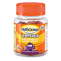 Вітаміни та мінерали Haliborange Vitamin C Immune Support Softies, 30 желейок Чорна смородина DS