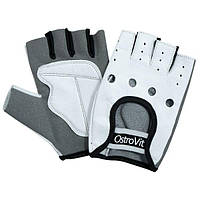 Перчатки для фитнеса OstroVit Gloves, White/Grey L DS