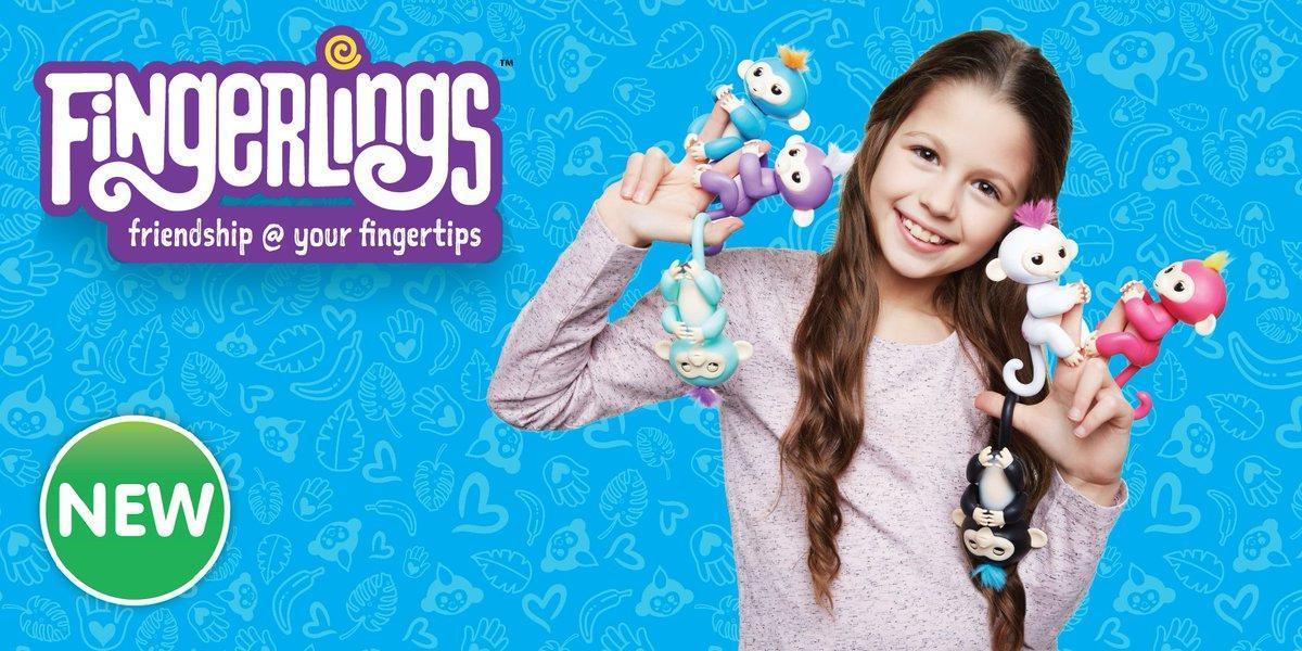 Интерактивная Ручная Обезьянка Fingerlings Monkey, Новинка Ручная Обезьяна Baby Monkey! Полезный - фото 8 - id-p2128907306