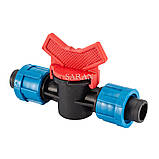 Кран прохідний для крапельної стрічки., фото 2