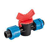 Кран прохідний для крапельної стрічки., фото 3